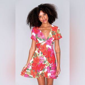 Show Me Your Mumu SMYM Ibiza Mini Dress in Bahama Mama size XS